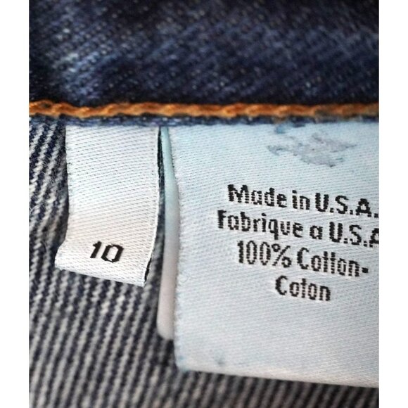 Vintage 90s Calvin Klein HIgh Rise Mom Jeans Straight Leg Dark Wash Omega Womens - Picture 7 of 10